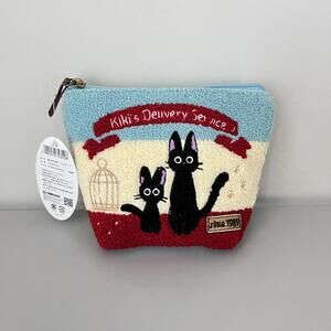 Kiki Delivery Towel Texture Canvas Cosmetic Bag NWT